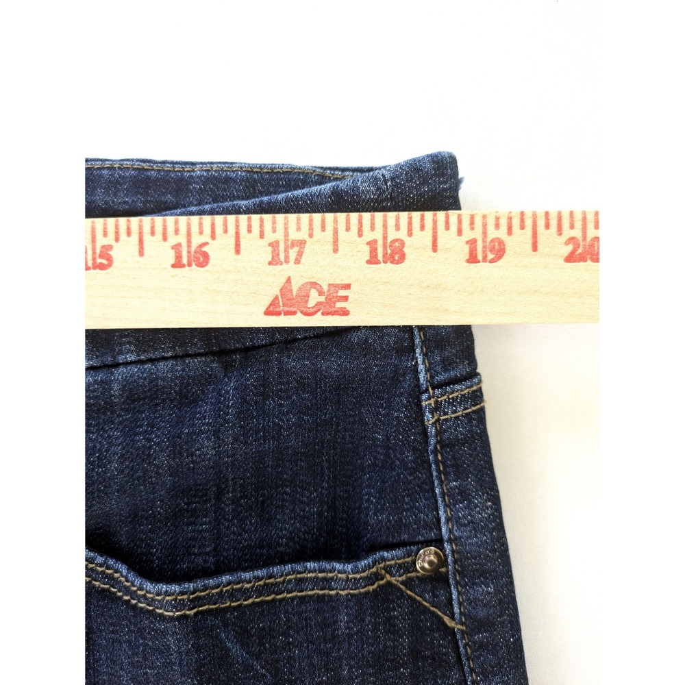 Chico's So Slimming Girlfriend Crop Jeans Dark Wash Denim Size 3 Large XL - Picture 6 of 7